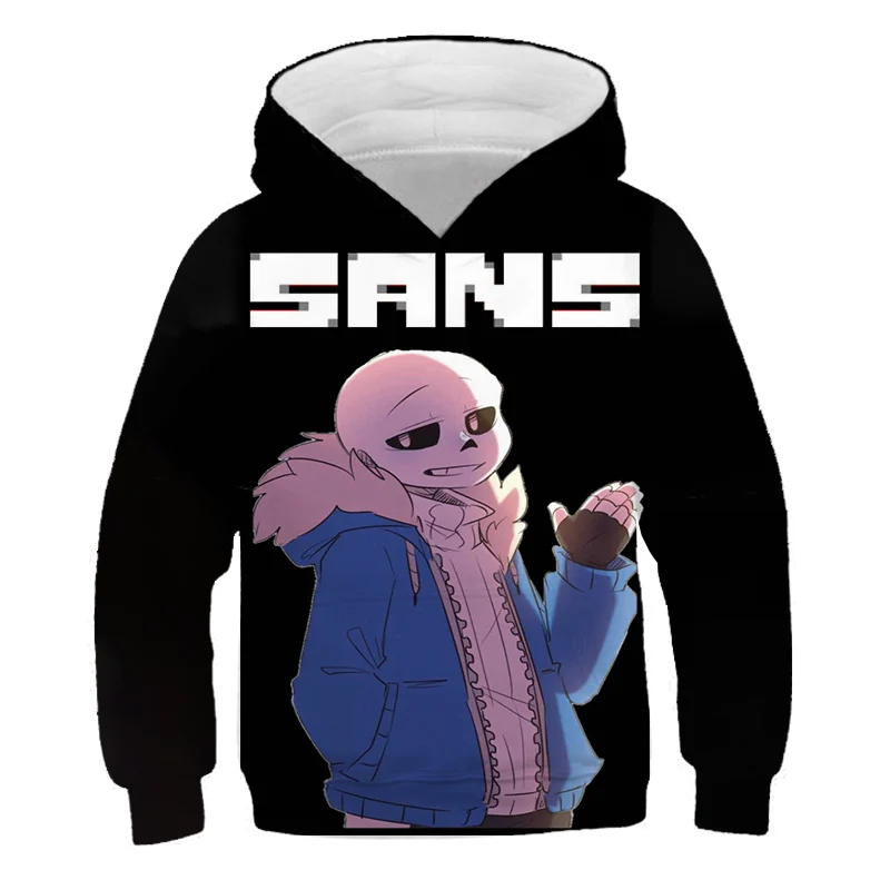 

Undertale Children Clothes Hoodie Longsleeve 3D Print RPG Game Animation Boys Girl Kids Spring Autumn Teens Keepwarm BoyClothing