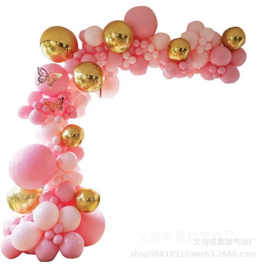 

122Pcs Wreath Balloon Set Colorful Metallic Birthday Party Wedding Decoration Anniversary Globals Supplies Decoration