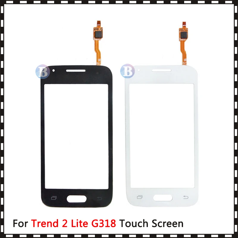 Высокое качество 4 0 дюйма для Samsung Galaxy DUOS Trend 2 Lite G318 сенсорный экран дигитайзер