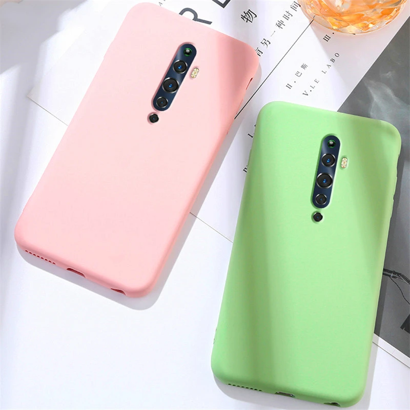 for oppo reno2 z case rubber ultra thin liquid silicone shockproof soft tpu case for oppo reno 2 z case cover for oppo reno ace2 free global shipping
