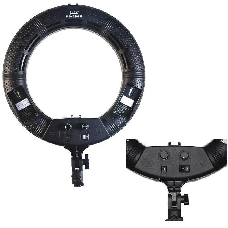 

Yidoblo 12" FS-390II Warm & cold Light Portable Mini size Ring lamp LED Soft light Lamp Makeup Lighting 38W 192 LED Lights + bag