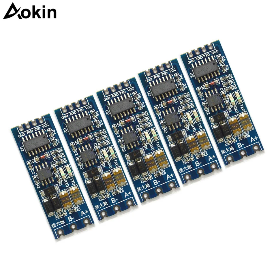 Модуль TTL в RS485 от 485 до серийное стандартное металлическое автоматическое