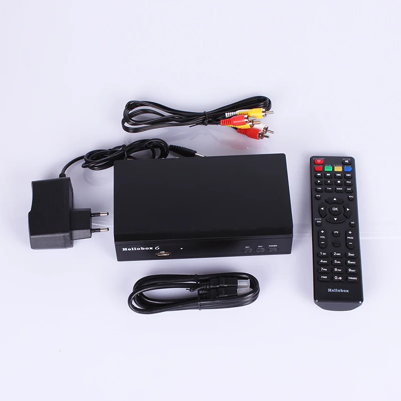 Приемник Hellobox6 H.265 HEVC спутниковый ресивер 1080P Поддержка мультипотока/T2MI ТВ