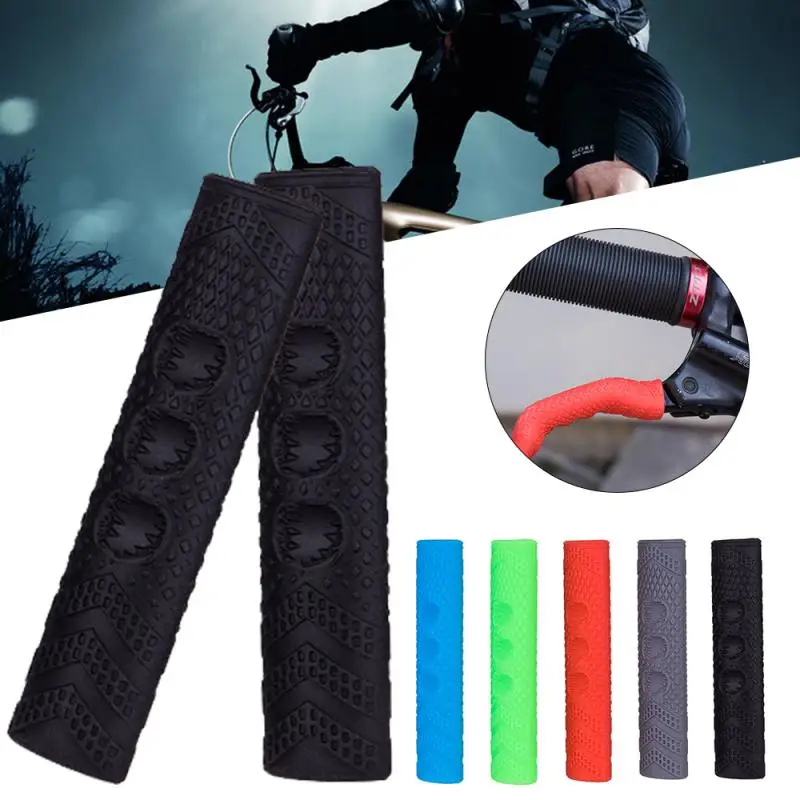 

Anti-slip Bicycle Gear Aubtec 1 Pair Bicycle Brake Handle Cover Silicone MTB Bike Bicycle Handlebar Cover