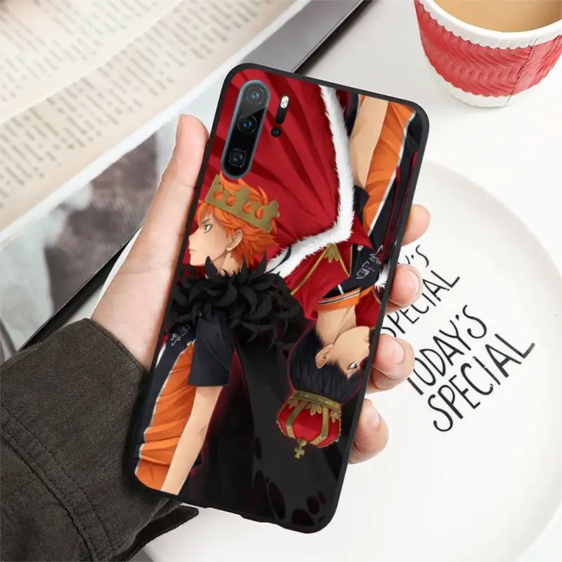 

Anime kageyama tobio Haikyuu pattern Phone Case For Huawei honor Mate P 10 20 30 40 i 9 8 pro x Lite smart 2019 nova 5t