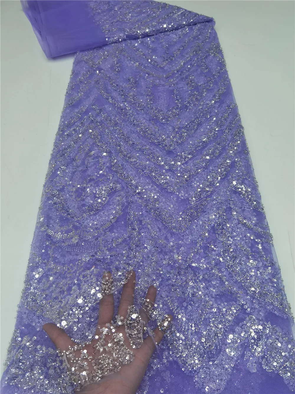 

Роскошные Блестки тюбик Африканское кружево ткань 2021 высокое качество нигерийский французский Тюль кружевная ткань с блестками сетка для ...