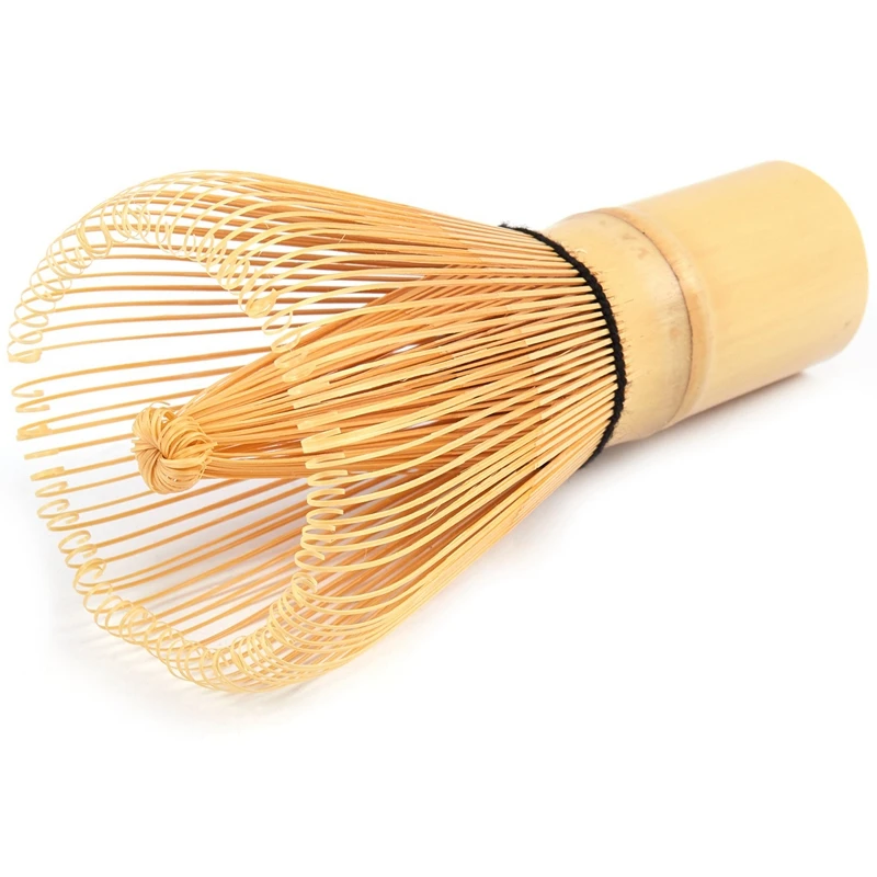 

2 Set Japanese Brush Green Tea Powder Whisk Chasen Tea Ceremony Bamboo Brush Tool Grinder,Black & White