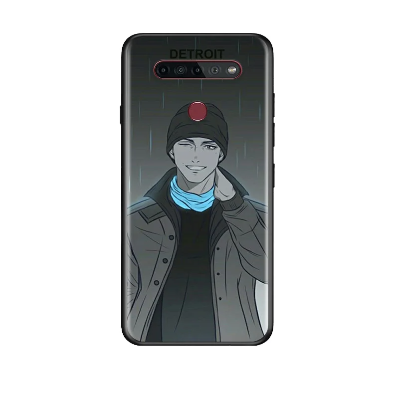 

Detroit Become Human RK800 Connor For LG G8 V30 V35 V40 V50 V60 Q60 K40S K50S K41S K51S K61 K71 K22 ThinQ 5G Phone Case