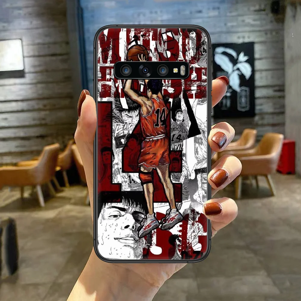 

Slam Dunk Phone Case Cover For For SamSung Galaxy S Note 7 8 9 10 20 Uitra Plus E Lite Black black Funda Luxury Bumper Painting