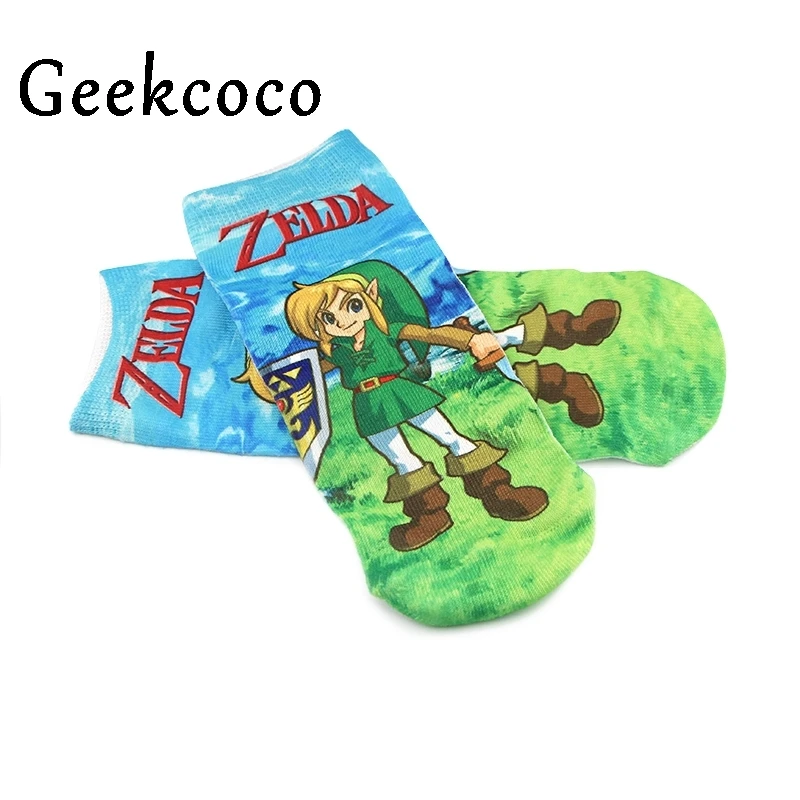 

10pairs/lot Cartoon Fashion Sports short Socks for Kids Men Women 3D Printed Pattern Hip Hop Cotton Sock Unisex Cartoon J0881