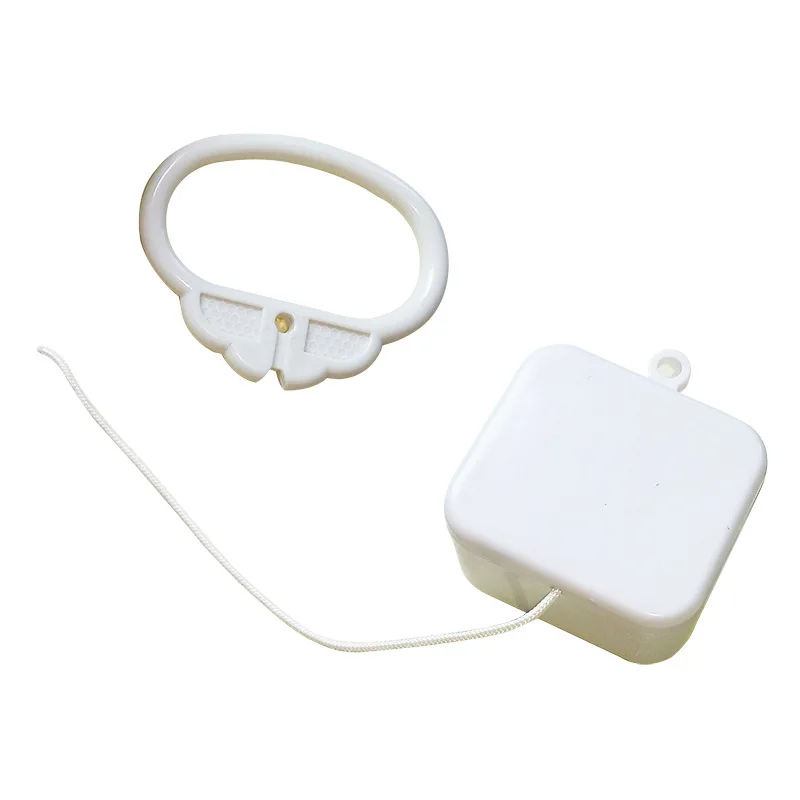 Белый детский Колокольчик из АБС пластика погремушки игрушки пластиковая