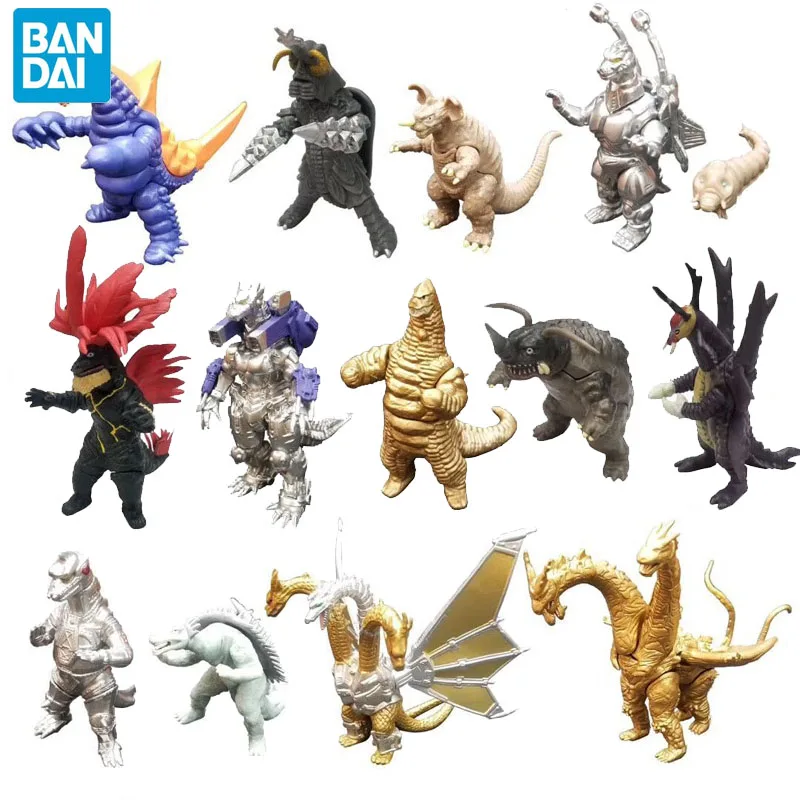14 шт./компл. Q Новая фигурка динозавров Godzilla King Ghidorah машина динозавры Triceratops ПВХ