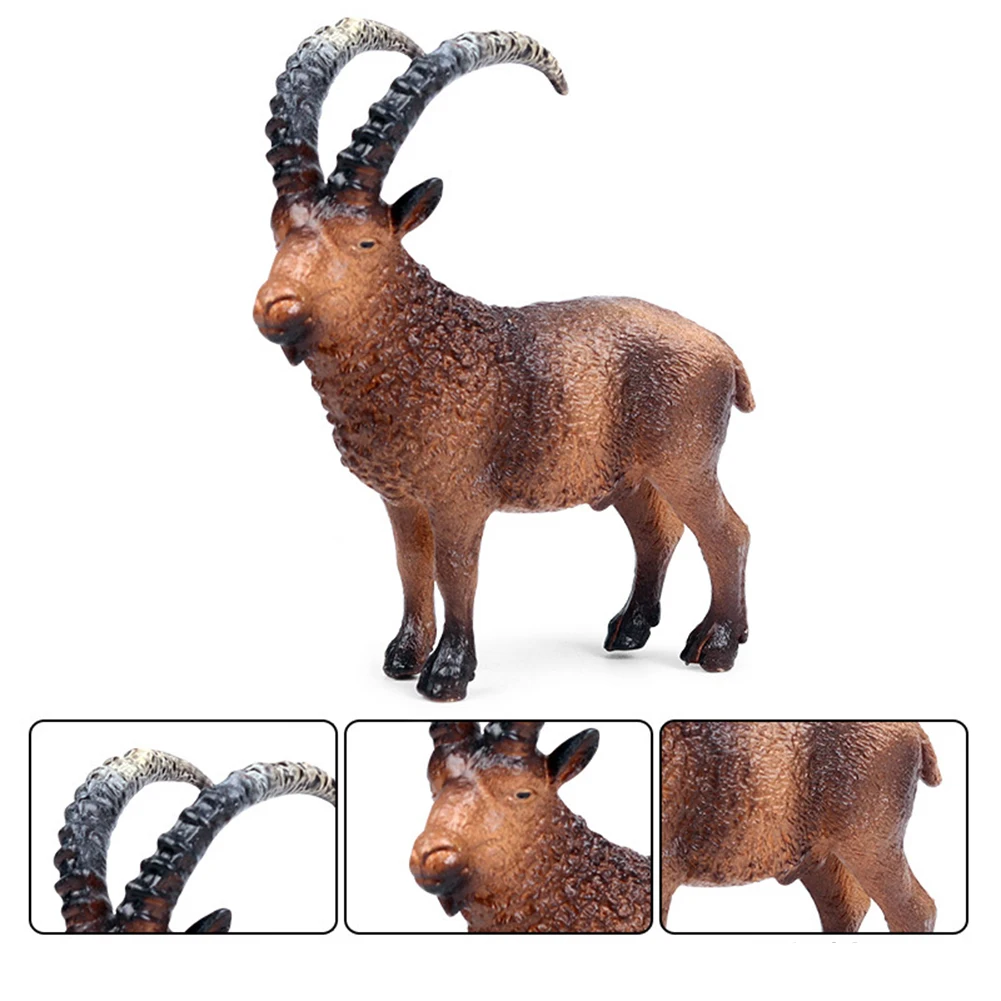Simulation Collectable Handmade Farm Goat Sheep Animal Model Fugurine Toy Craft Table Decoration Kids Educational Toys | Игрушки и хобби