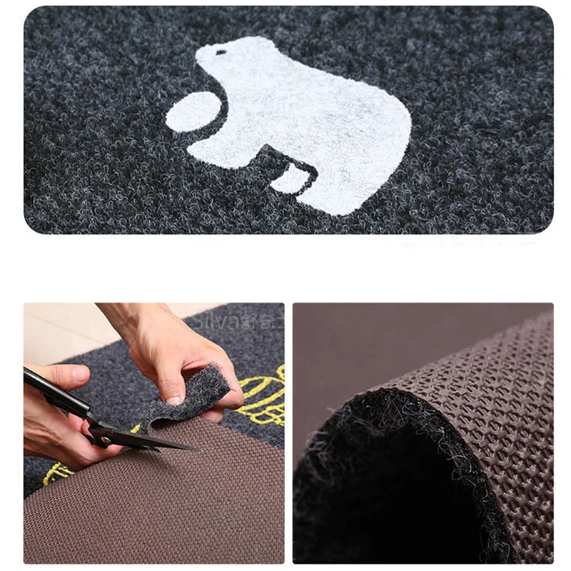 80*120 см Добро пожаловать Водонепроницаемый дверной коврик мультяшный МИЛЫЙ