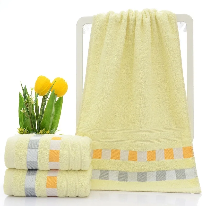 

Cotton Satin Color Check Towel Advertising Promotion Labor Welfare Towel Hand Towel Bath Towel Beach Towel Cotton Bath Towel