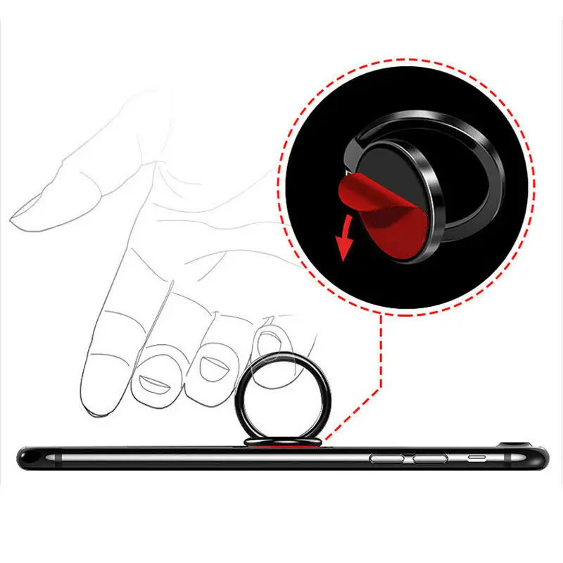 universal phone ring holder 360°180° rotating telephone cellular support accessories car holder phone finger stand bracket free global shi