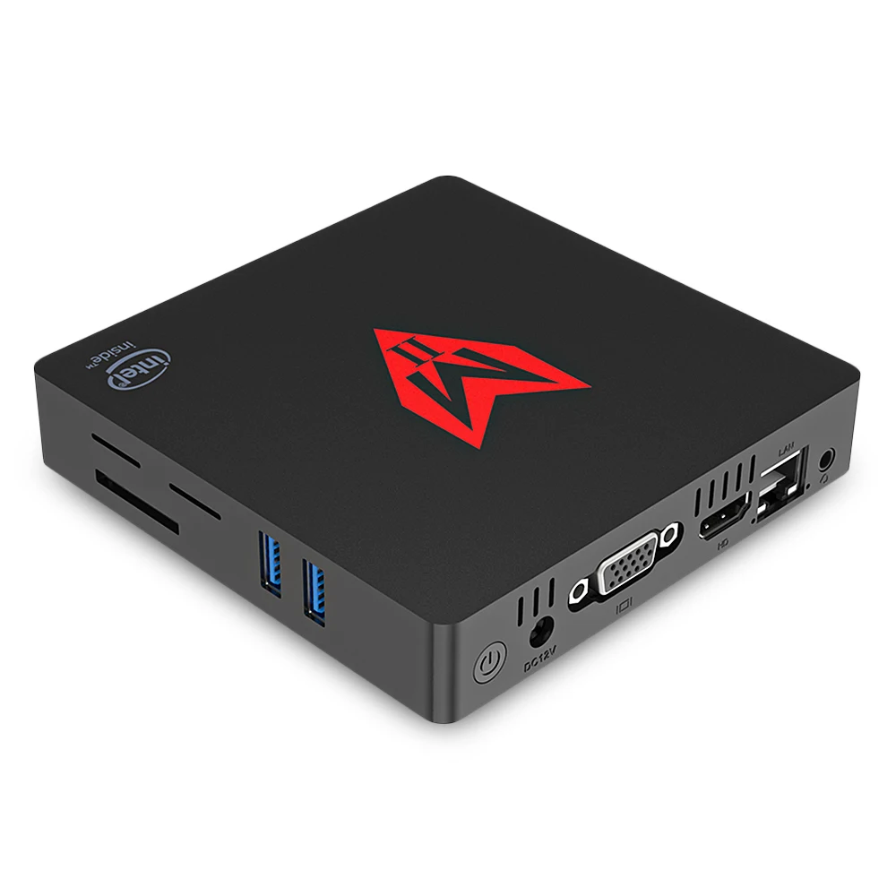 MII-V Мини ПК Intel Apollo Lake J3355 Windows 10 4 Гб ОЗУ 64 ПЗУ двухэкранный дисплей Bluetooth 0 1000 Мбит/с