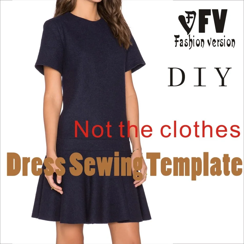Одежда для самостоятельной сборки платья шитья шаблон вырезания платья|dress
