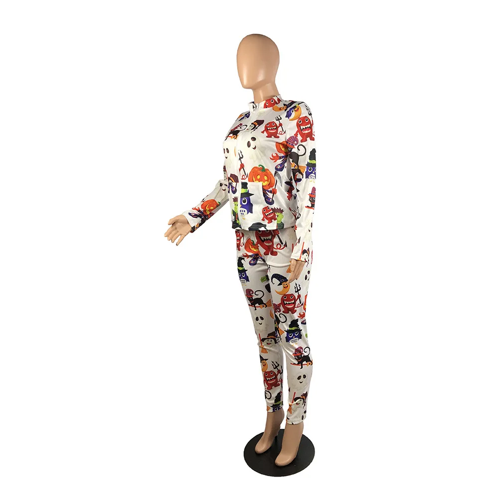 Костюм спортивный женский из двух предметов пиджак на молнии с длинным рукавом