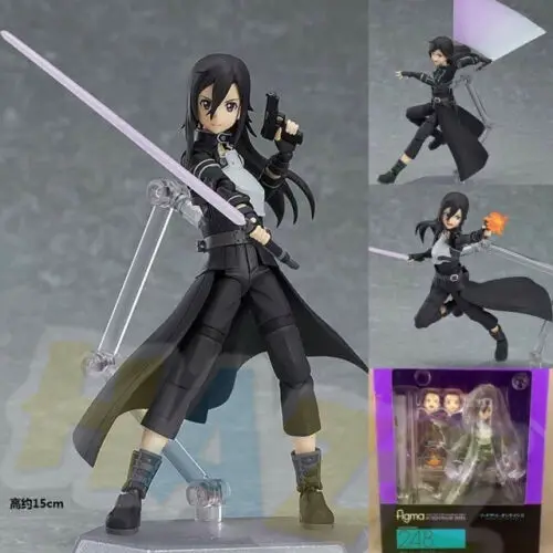 Аниме Figma 248 Sword Art Online SAO Kirito GGO Ver. Экшн фигурка из ПВХ модель статуи подарок
