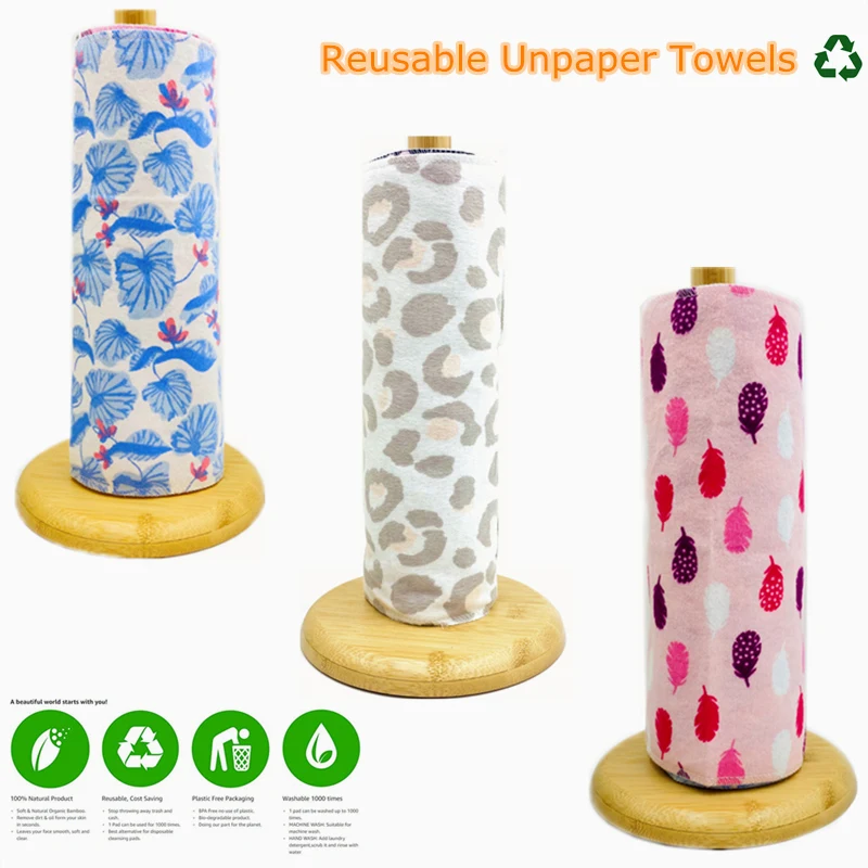 Бумажное полотенце s 10x12 дюймов хлопок чистящие салфетки многоразовые бумажные