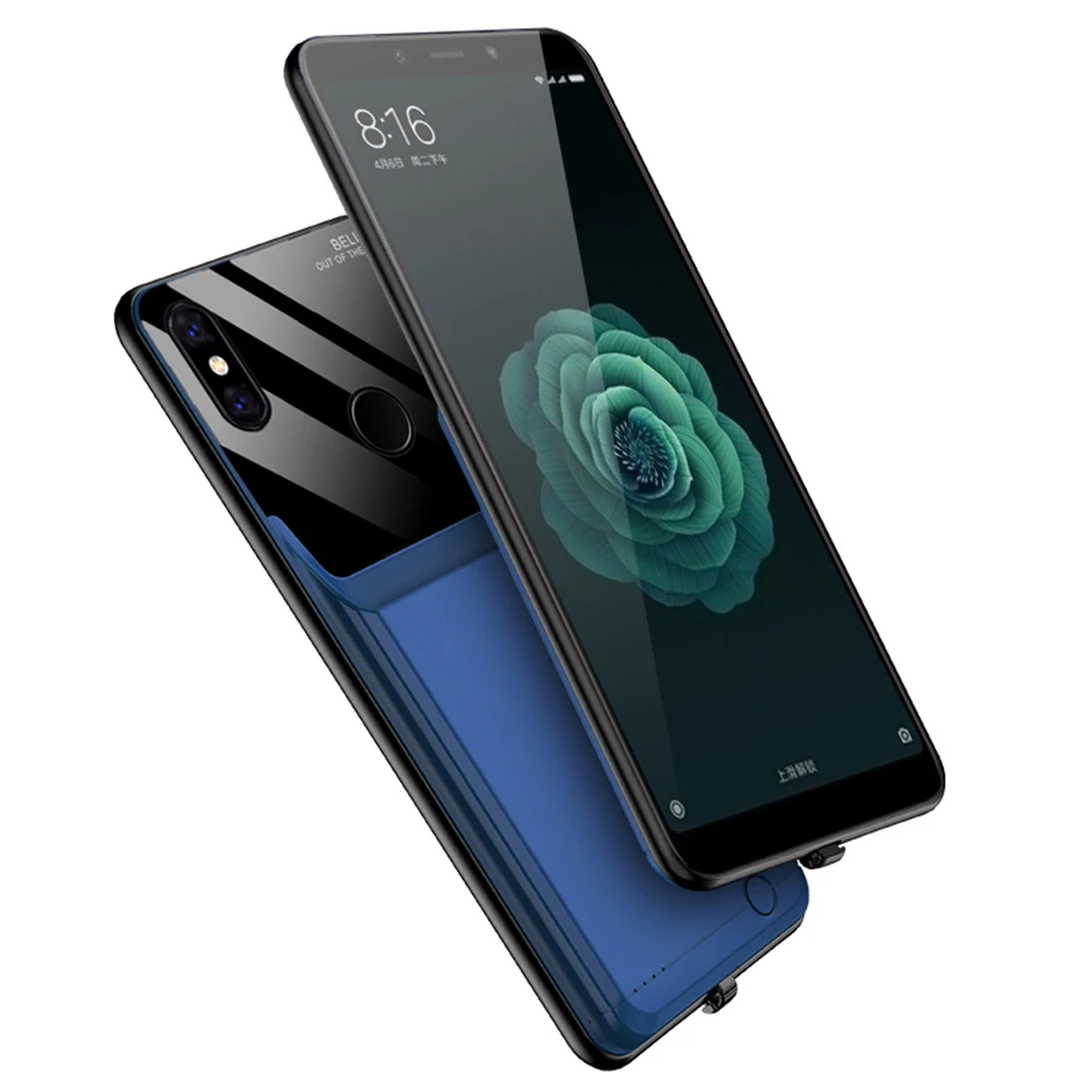 10000 mah for xiaomi mi 6x a2 mi 8 9 9 pro battery case smart phone stand battery cover power bank for xiaomi mi 8 charger case free global shipping