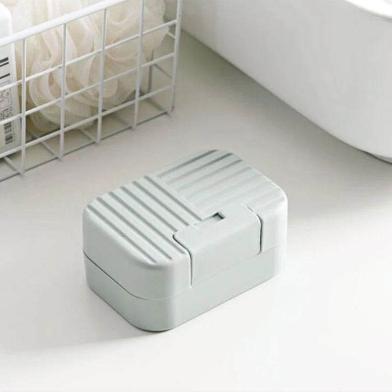 

Soap Box With Lid Sealed Travel Portable Soap Box Home Bathroom Soap Storage Box