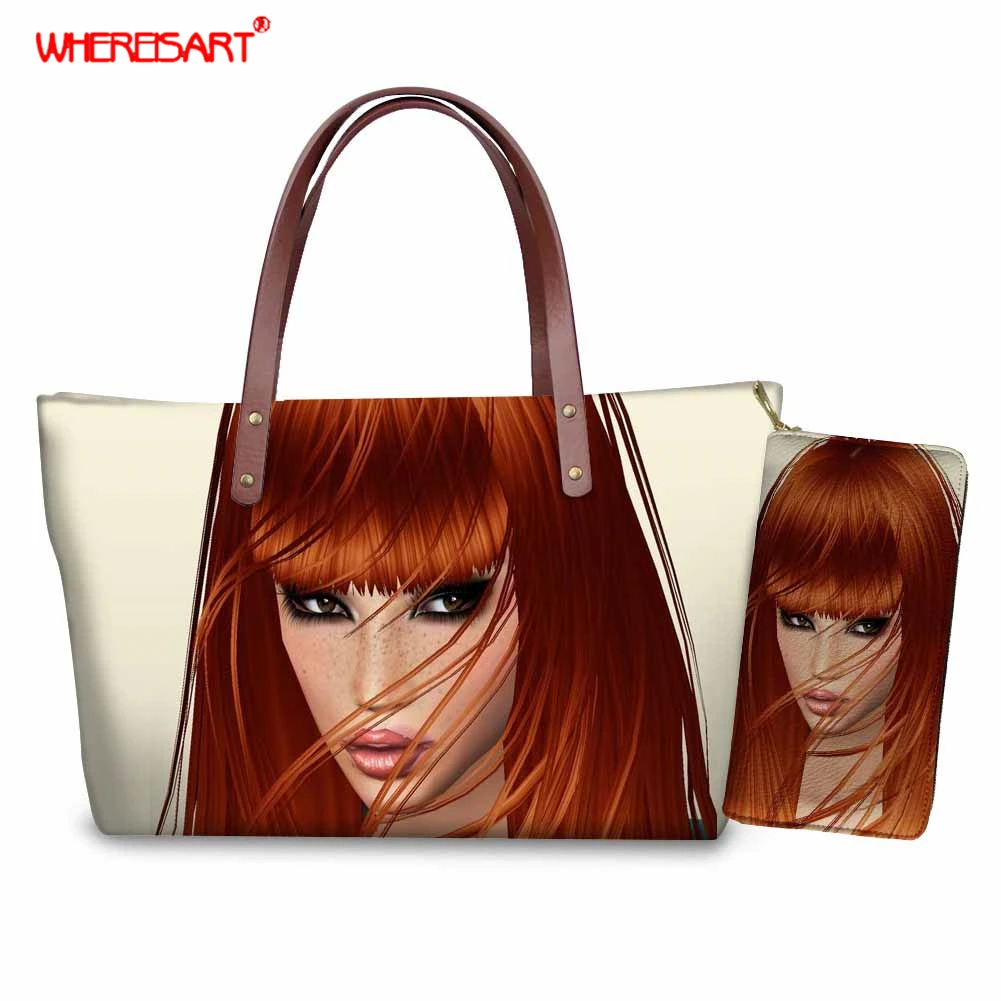 Комплект дамских сумок из натуральной кожи 2019|Сумки с ручками| |