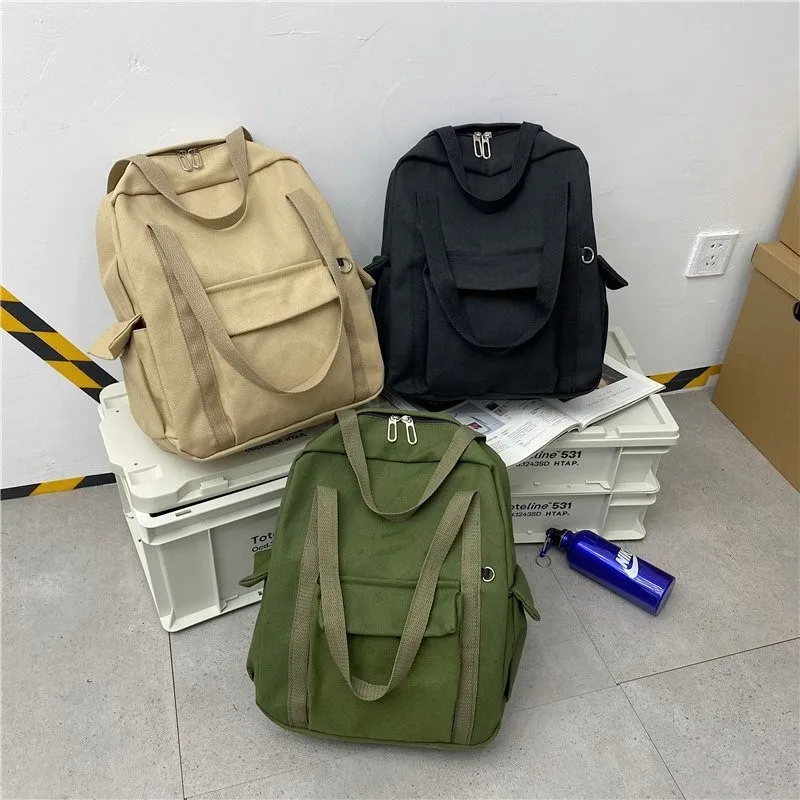 

Harajuku Women Backpack Ladies Handle Cute School Bag For Girl Female Book Laptop Backpack Nylon School Backpack