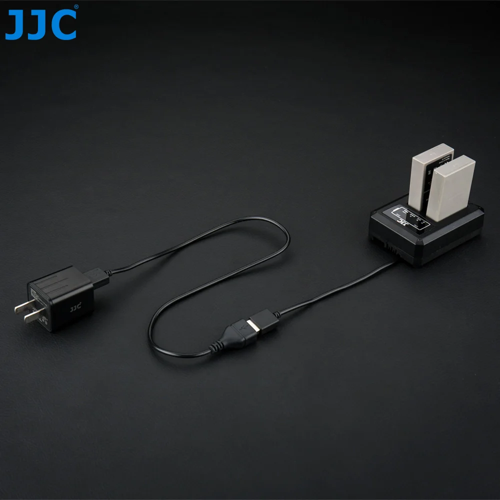 Зарядное устройство JJC с двумя аккумуляторами для Olympus зарядное путешествий