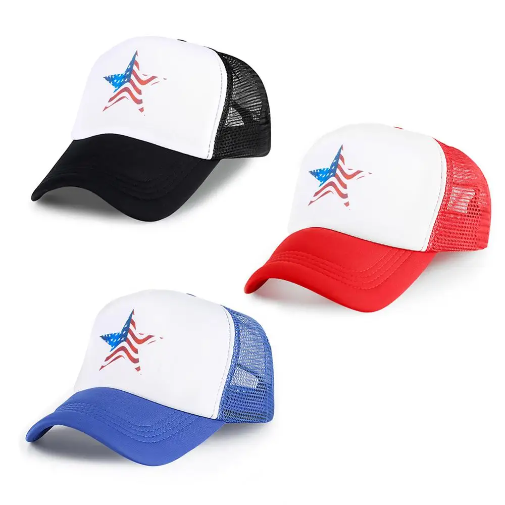 Бейсболки с пятиконечной звездой мужские и женские бейсболки принтом