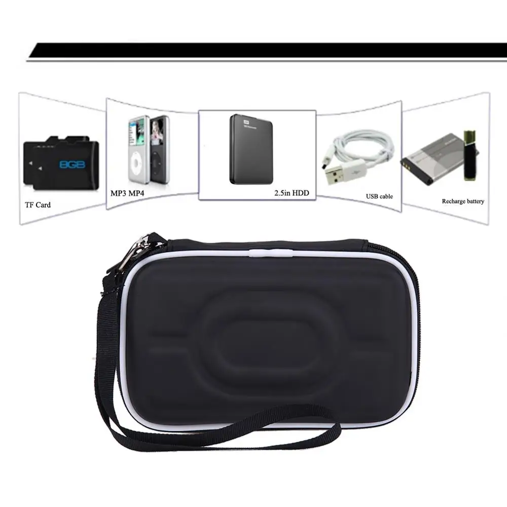 HDD Enclosure Bag 5 6 Гбит/с 2,5 дюймов Sata для USB 3,0 2,0 адаптер HDD SSD Box Поддержка 2 ТБ внешний жесткий диск Корпус HDD чехол для диска для WIndows Mac - Цвет: HDD Enclosure Bag