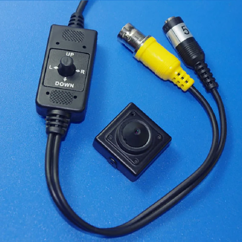 Фото Скрытая видеонаблюдения Камера CCD 700TVL 5V низкая освещенность квадратный корпус 25x25 мм с OSD кабель CCTV камера наружного видеонаблюдения №2