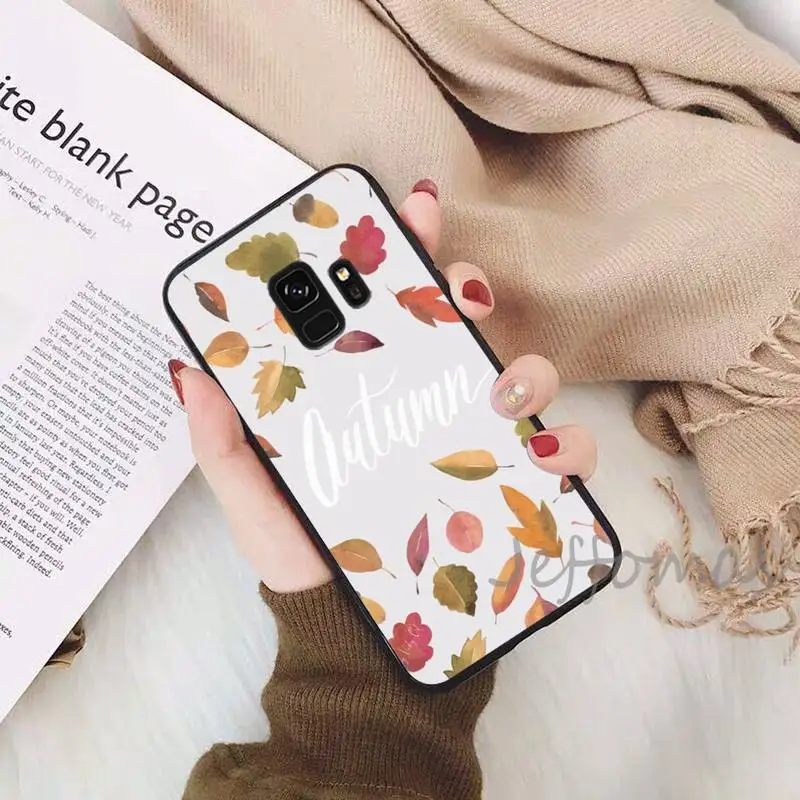 Чехол для телефона с изображением тыквы на осень Samsung Galaxy S5 S6 S7 S8 S9 S10 S10e S20 edge plus