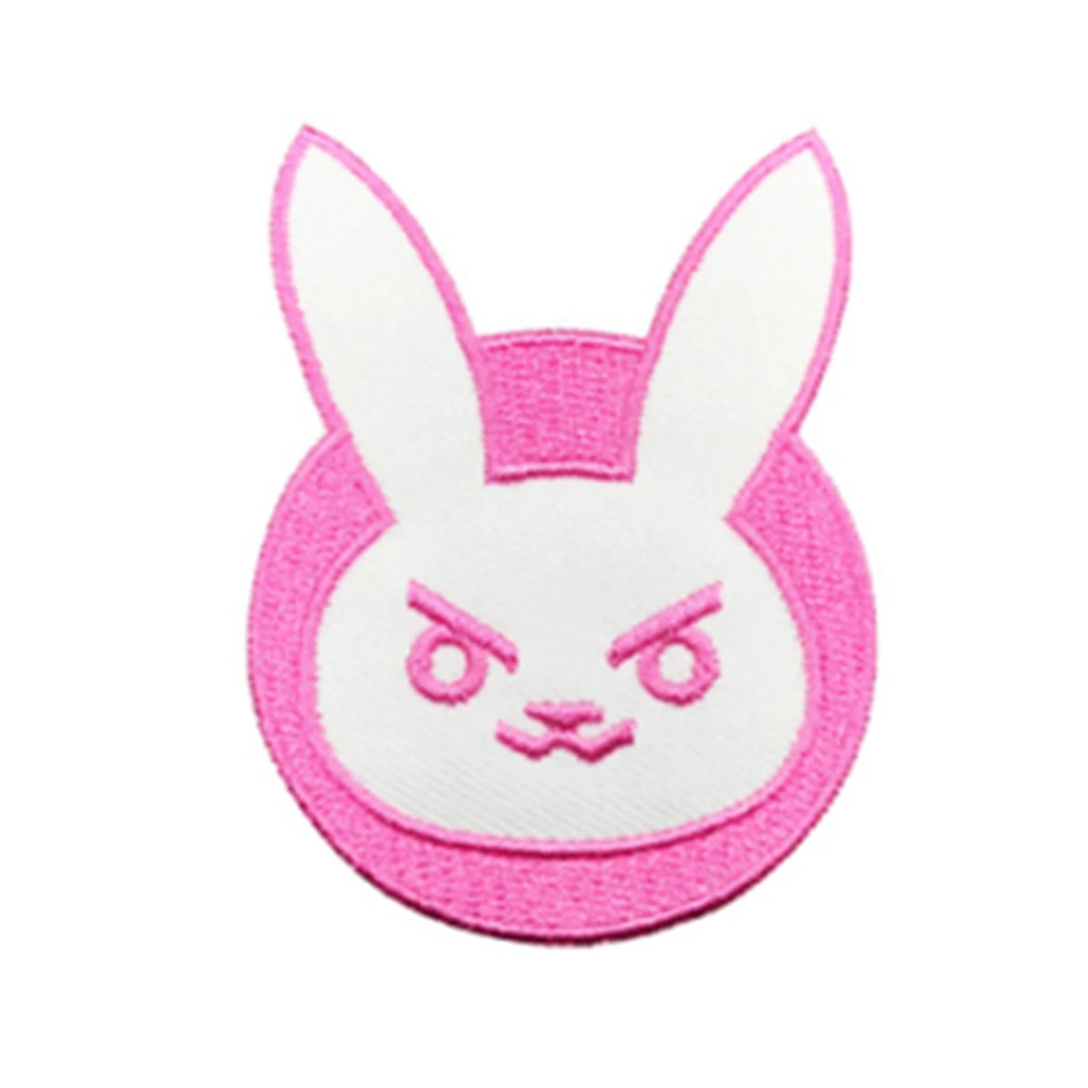 Custom Cute Rabbit Creative patch для одежды iron on вышитая аппликация нашивка одежда | Дом и сад