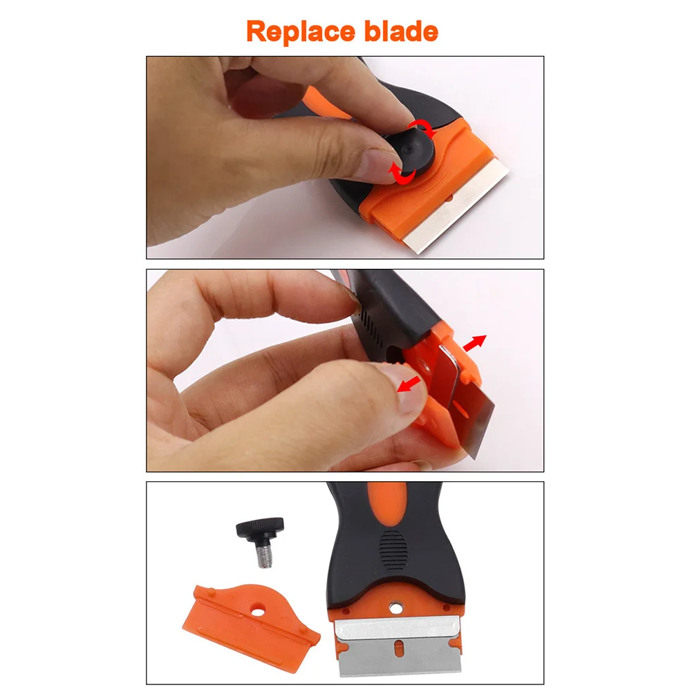 

Plastic Razor Scraper Metal blade Removal Tool Sign Glue Stickers Remover