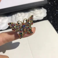 2021s925 sterling silver ladies butterfly ring jewelry luxury brand hot sale banquet gift