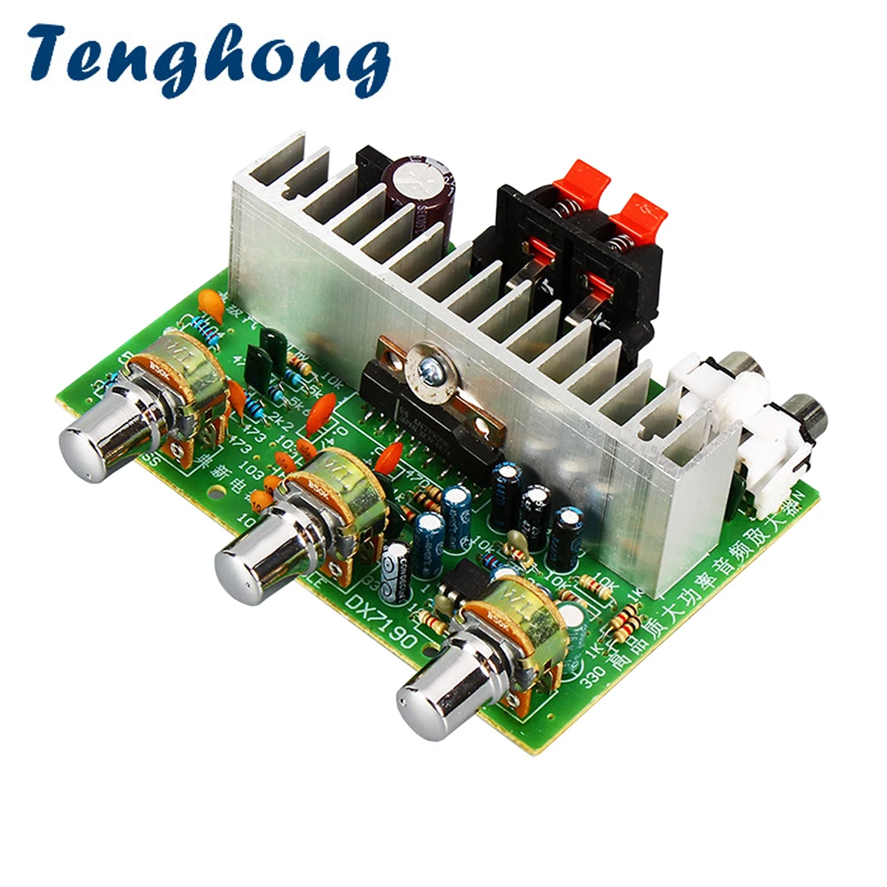 Усилитель мощности Tenghong Power AN7190 + 12 в пост. Тока JRC4558 30 Вт|Усилители мощности| |