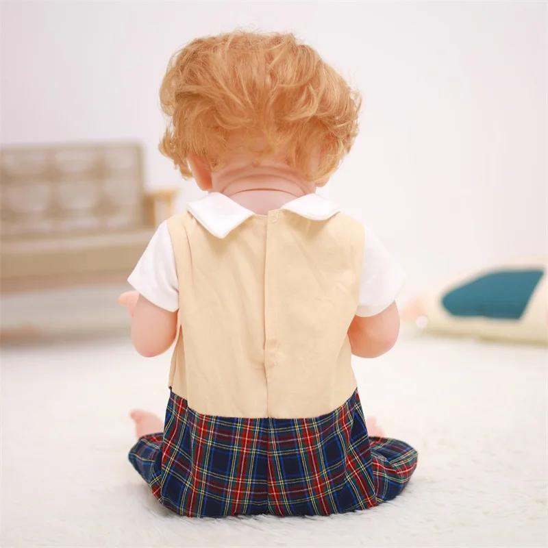 

24 Inch Silicone Reborn Baby Doll 60 CM Newborn Stuffed Princess Saskia Reborn Bebe Toys Doll Kids Birthday XMAS Gift