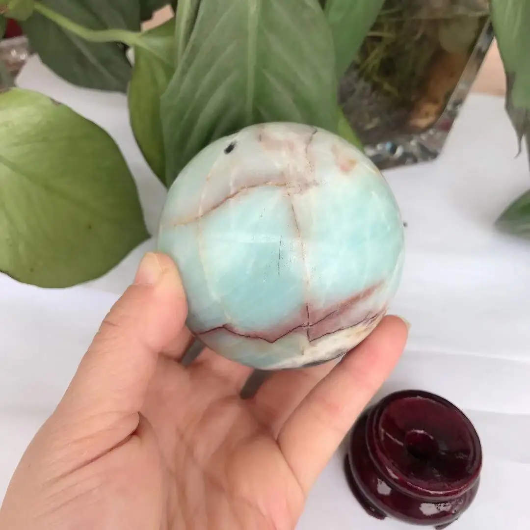 

Beautiful Natural Sky Blue Ball Energy Healing Reiki Pendant
