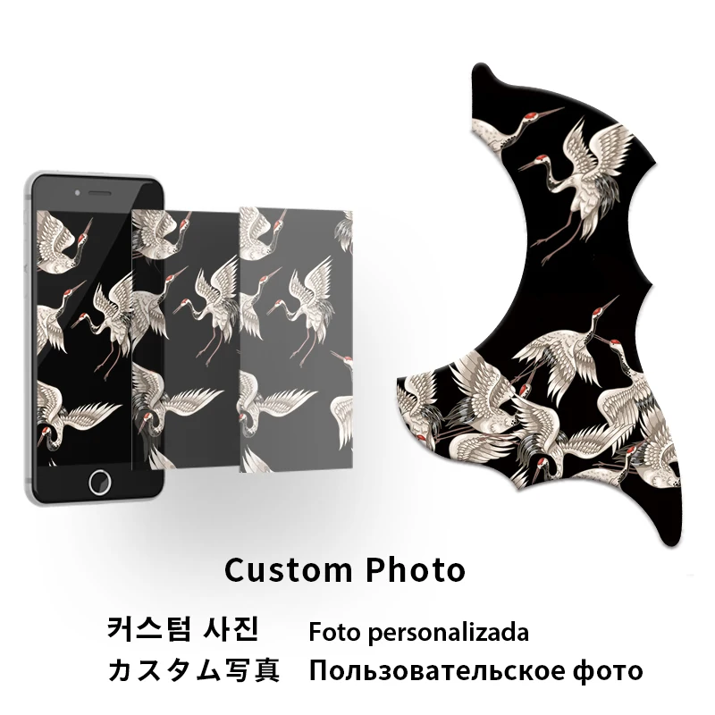 Профессиональная защита для гитары самоклеящаяся фольклорная акустическая