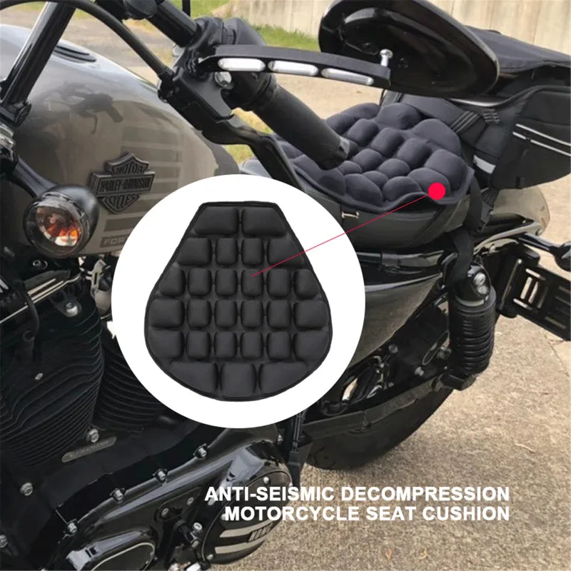 

Universal Air Pad Motorcycle Seat Cushion Electric Car Inflatable Sunscreen Seat Pad For Pressure Relief Motorcycle Accessories