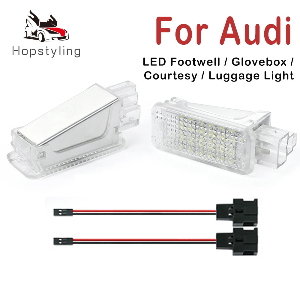 

LED Car Interior Footwell Courtesy Lamp light for Audi A3 S3 A4 B6 B7 B8 S4 RS4 A5 S5 A6 S6 RS6 A7 S7 A8 S8 Q5 Q7 R8 TT A1 A2