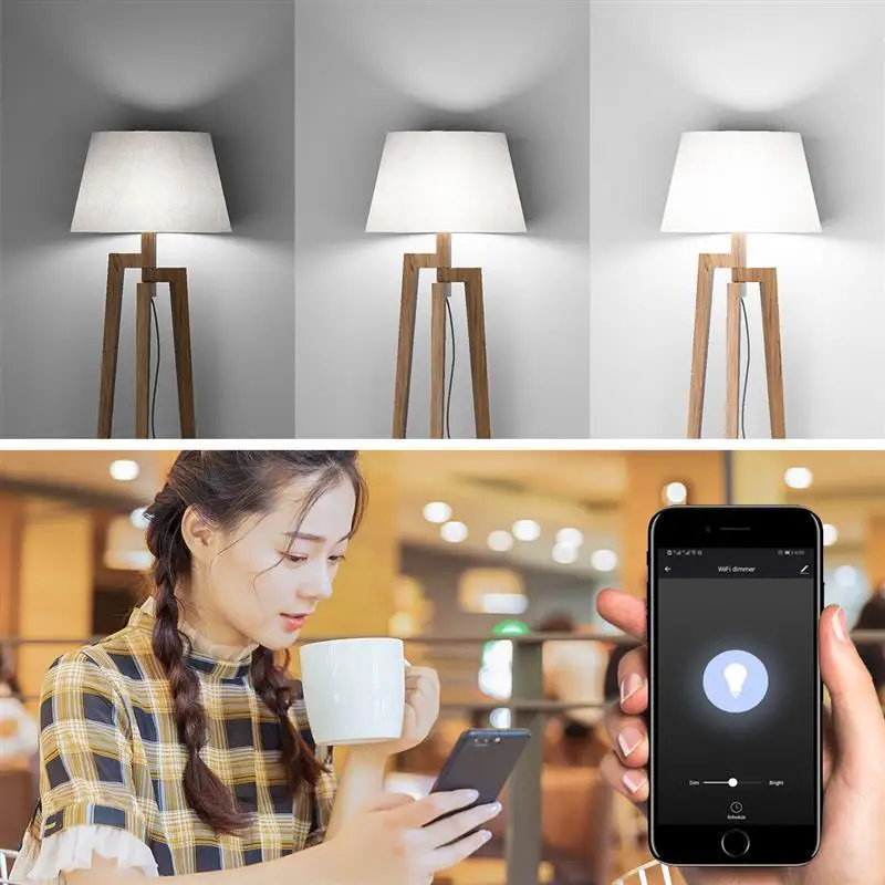 Настенный сенсорный переключатель света TUya Wifi Smart Life 1 клавиша ЕС/Великобритания