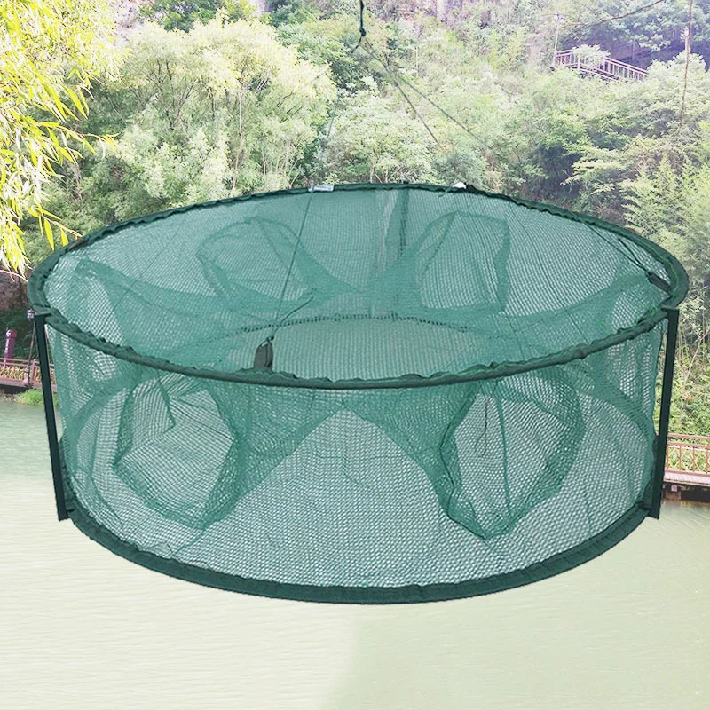 Автоматическая ловушка для рыболовной сети клетка круглой формы раскрытия