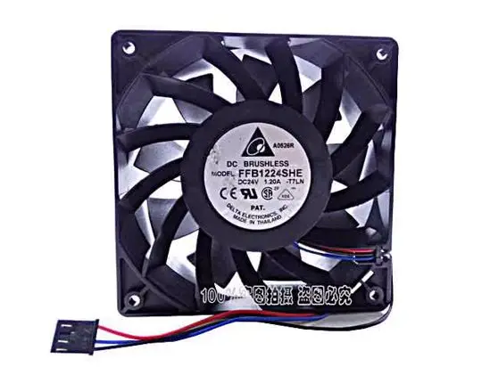 Delta Electronics FFB1224SHE T7LN DC 24V 1.20A 120x120x38 мм версия 3 провода Сервер вентилятор
