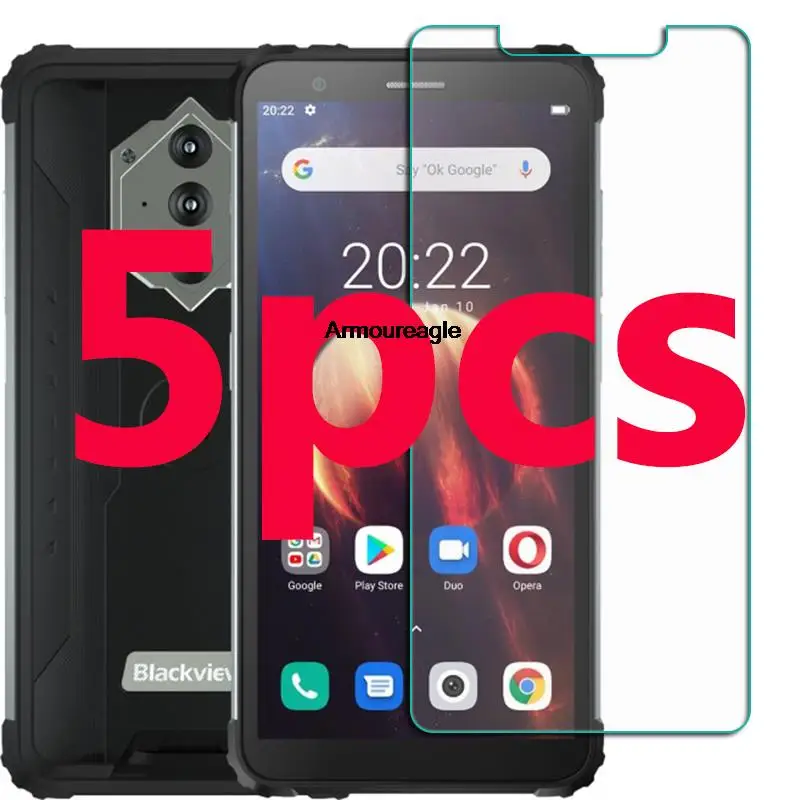 

5 шт., защитное закаленное стекло для экрана 5,7 дюйма blackview bv6600 bv 6600