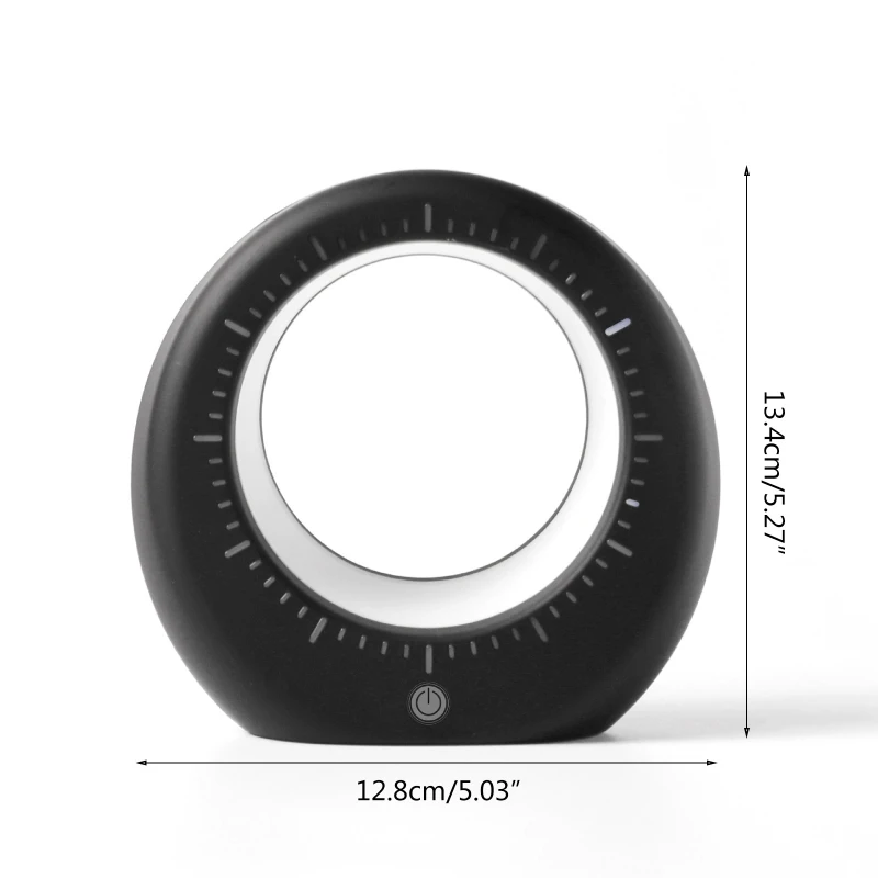 

Simple Design Hidden Moon Night Light Alarm Clock USB Rechargeable Table Lamp