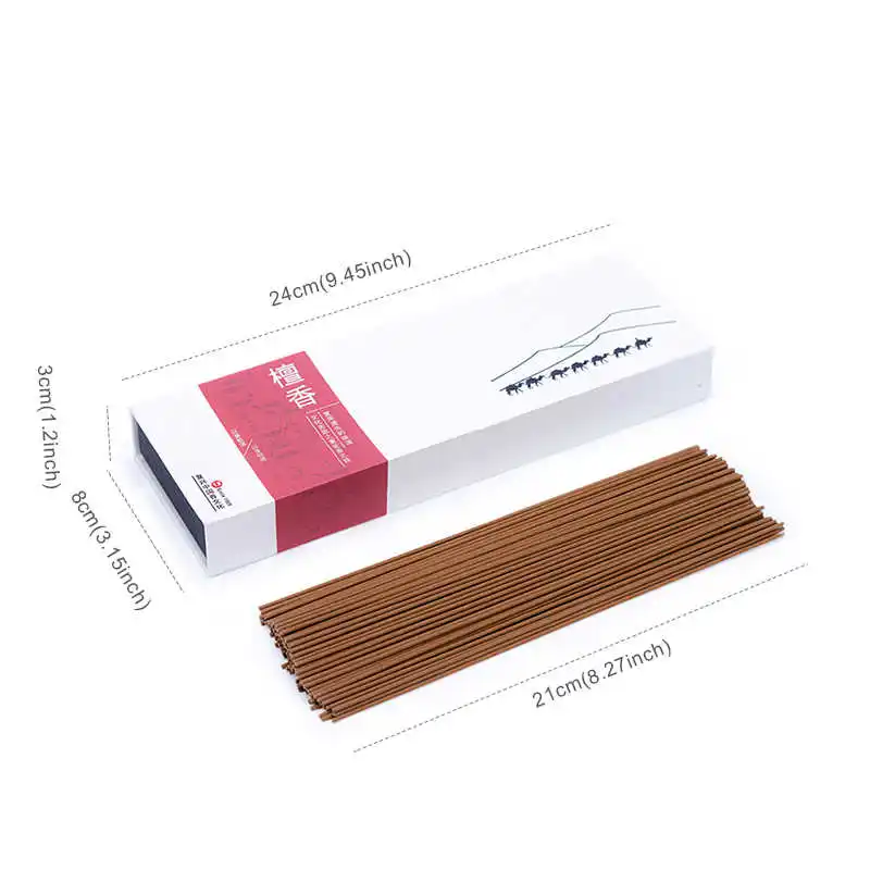 

100% Natural Incense Stick 21cm Incense Sandalwood Hand Made Aromatherapy Sticks Agarwood Incense Improve Meditation