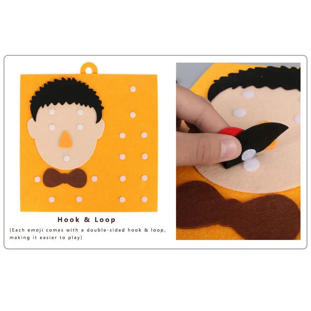 

DIY Toys Emotion Change Puzzle Toys 30CM*30CM Creative Facial Expression Kids Educational Toys For Children Learning Funny Set